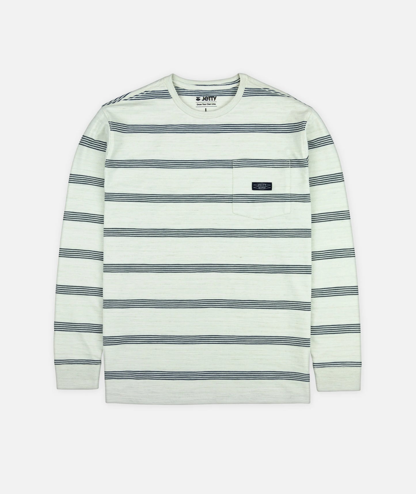 Pehala Slub Long Sleeve Tee - White