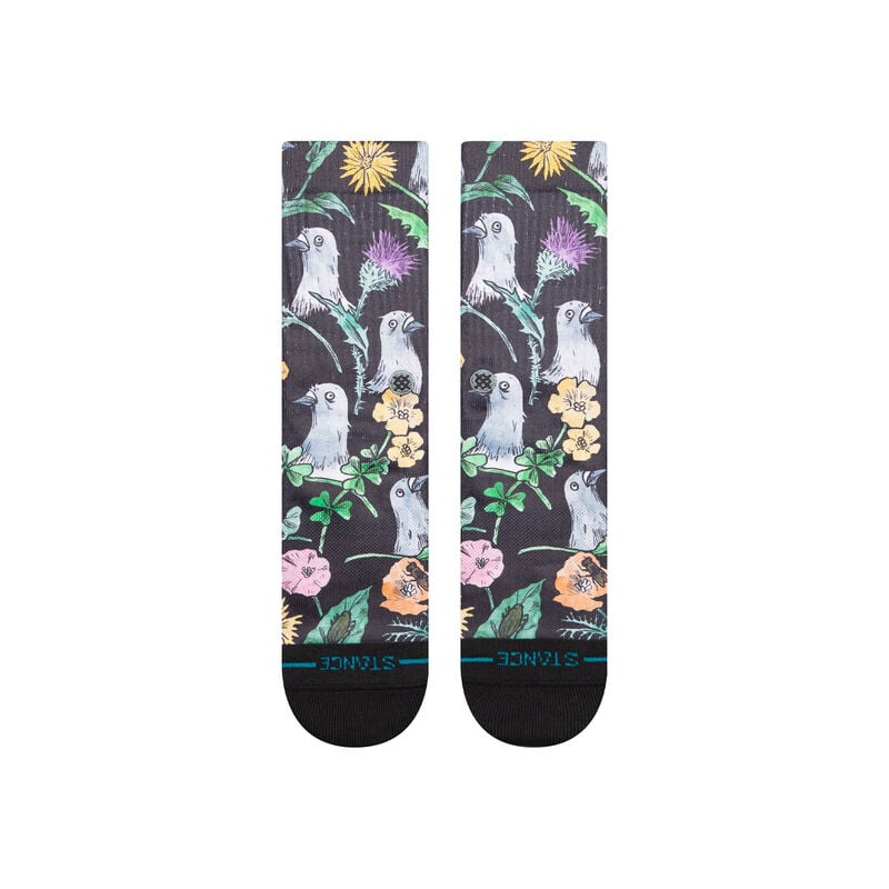 Just Flocked Stance x Todd Francis Poly Crew - Black