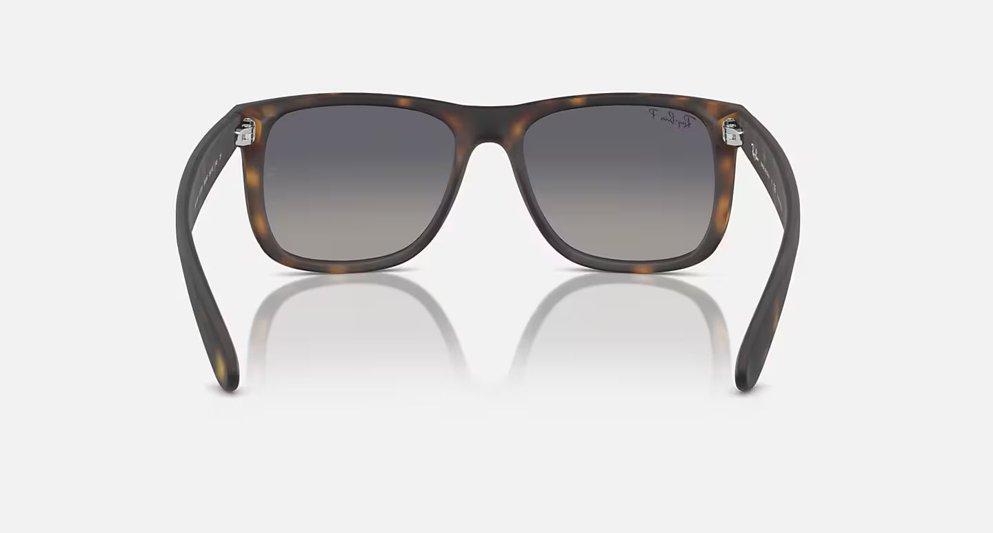 Justin Rubber Havana w/ Grey Gradient Blue Polarized RB4165
