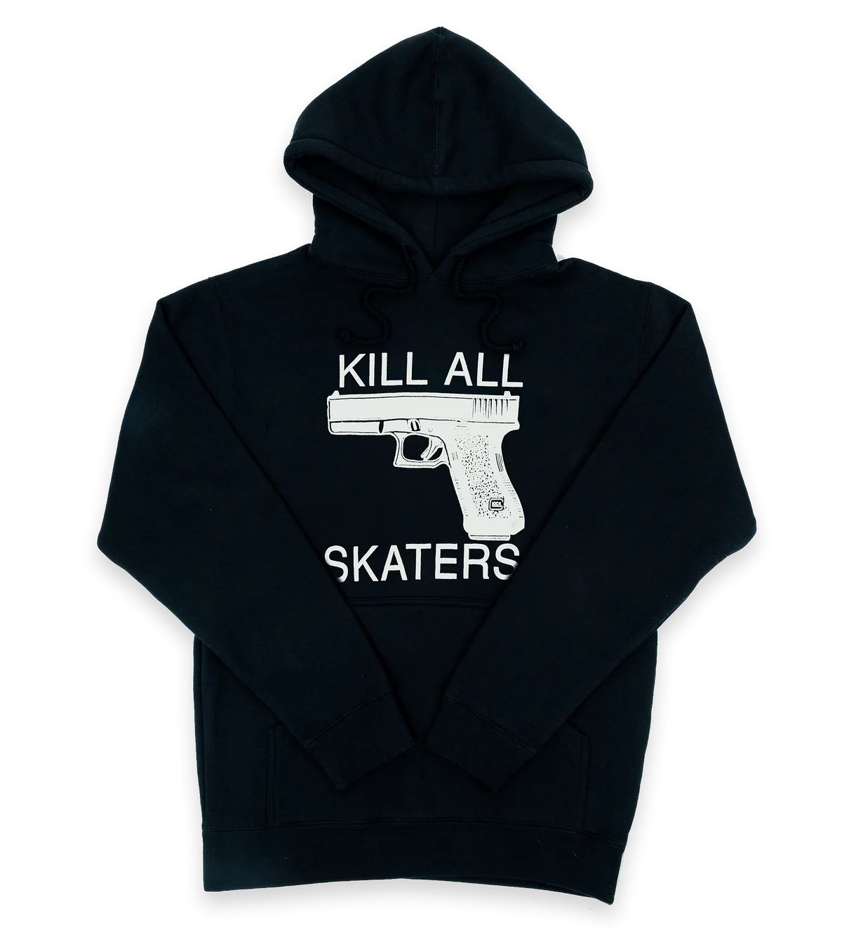 Kill All Skaters Hoodie - Black