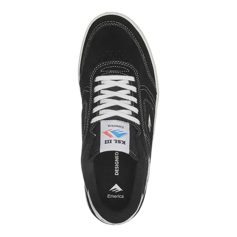 Emerica KSL III 3 Kevin Spank Long Pro Shoe - Black / White / White