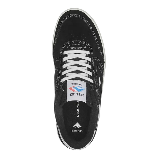 Emerica KSL III 3 Kevin Spank Long Pro Shoe - Black / White / White