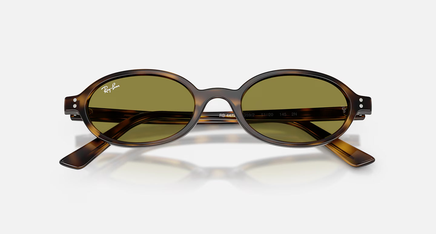 Khal Bio-Based RB4472 Polished Havana w/ Green Lens