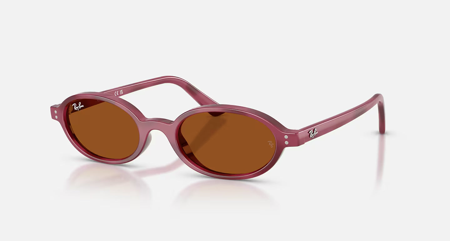 Khal Bio-Based RB4472 Violet Havana w/ Dark Brown Lens