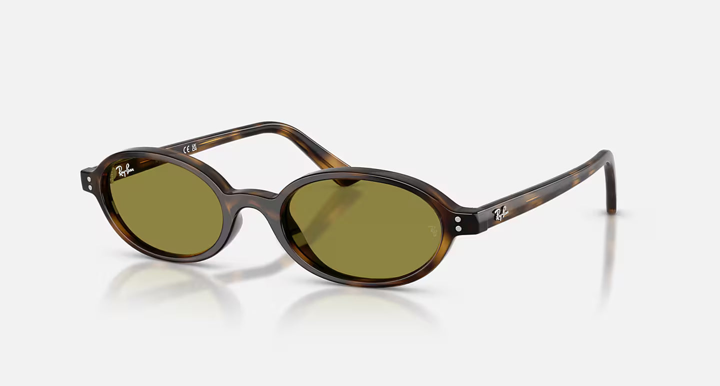Khal Bio-Based RB4472 Polished Havana w/ Green Lens