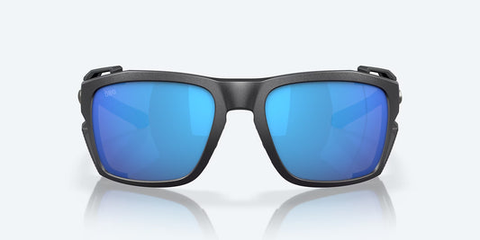 King Tide 8 Black Pearl Sunglasses - Blue Mirror 580G