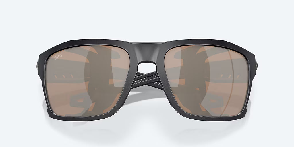 King Tide 8 Black Pearl Sunglasses - Copper Silver Mirror 580G