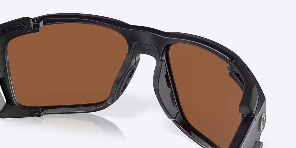 King Tide 8 Black Pearl Sunglasses - Copper Silver Mirror 580G
