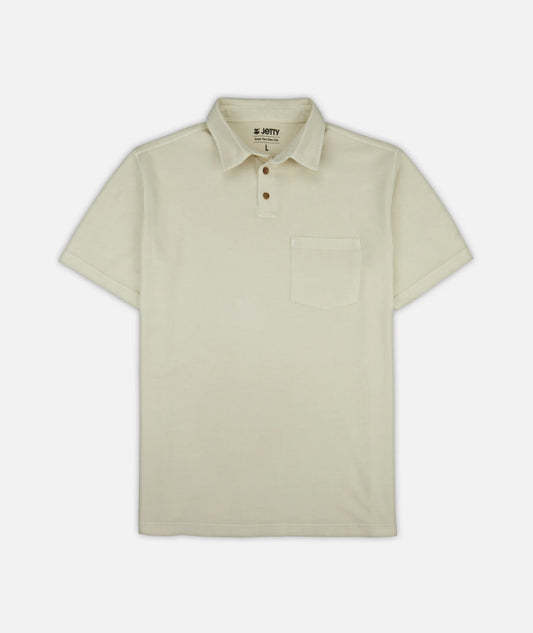 Knoll Polo Shirt - Bone White
