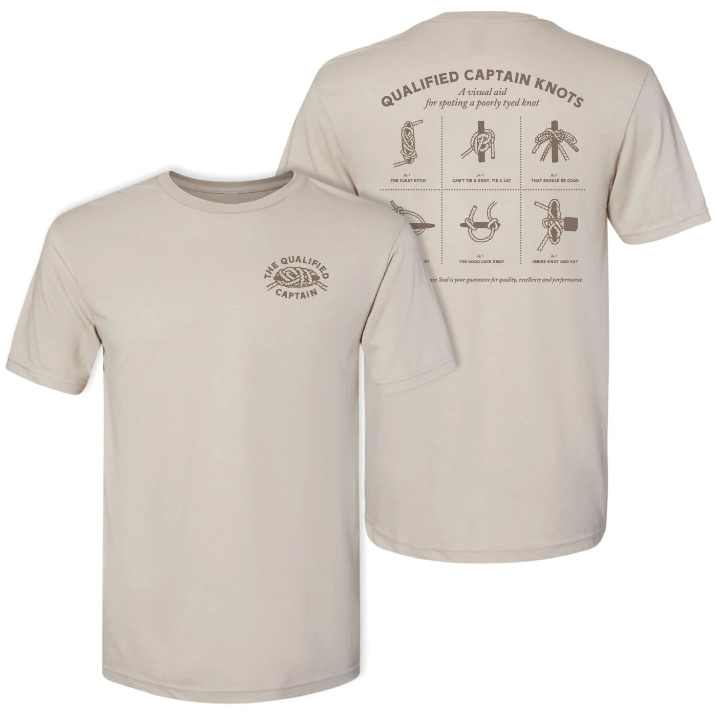 Tangled Up Tee - Khaki/Tonal