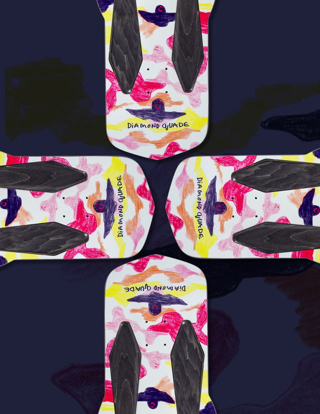 Krooked Skateshop Day 2026 Gonz DIAMOND QUAD Beamer Deck 10.75