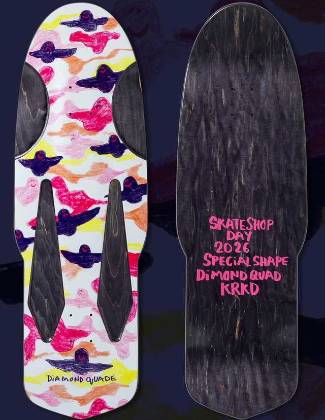 Krooked Skateshop Day 2026 Gonz DIAMOND QUAD Beamer Deck 10.75