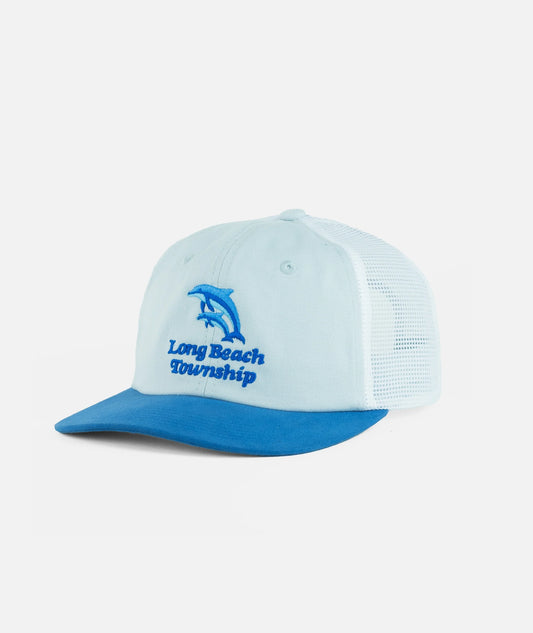 Long Beach Township LBT Snapback Water Tower Trucker Hat - Blue