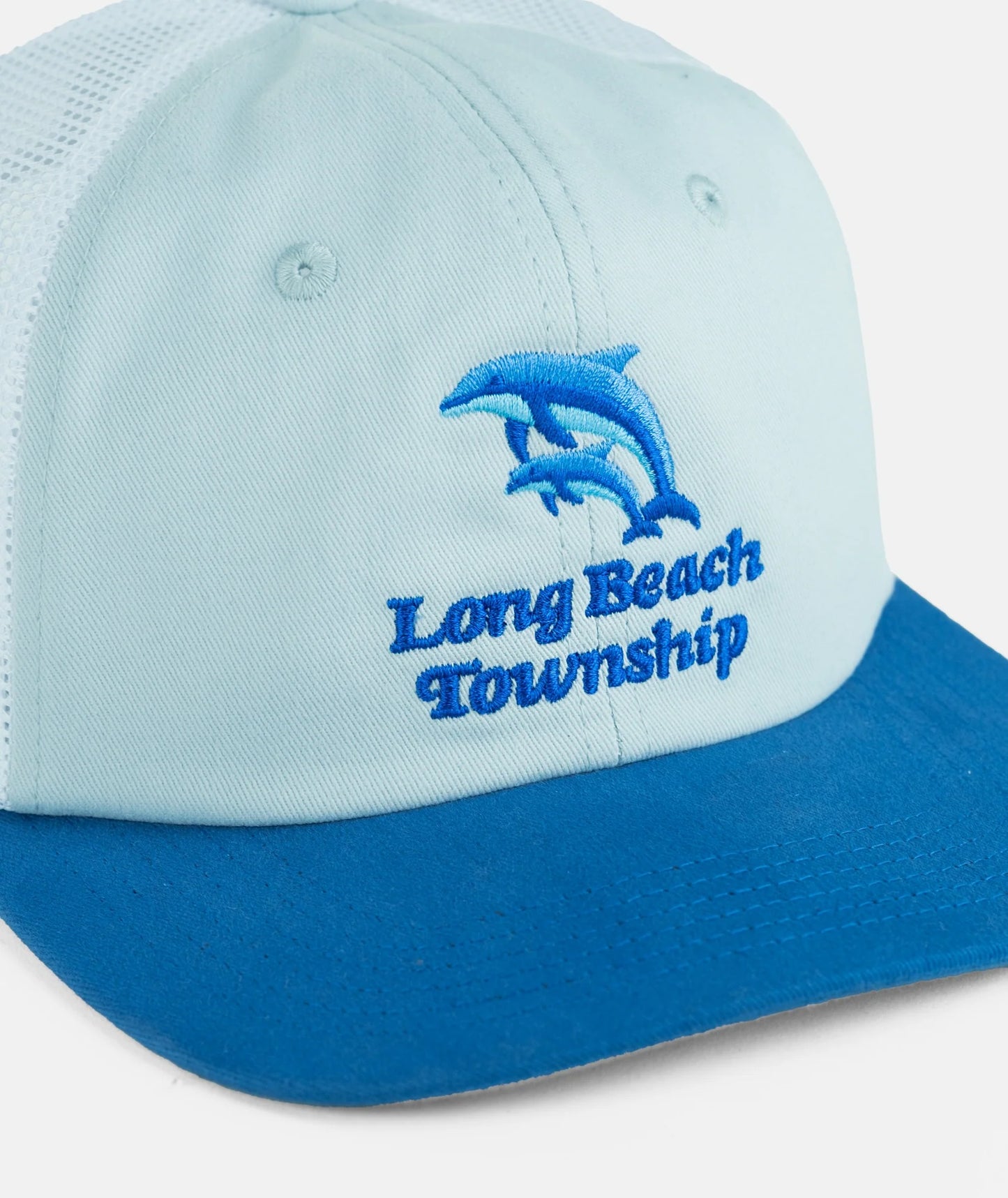 Long Beach Township LBT Snapback Water Tower Trucker Hat - Blue