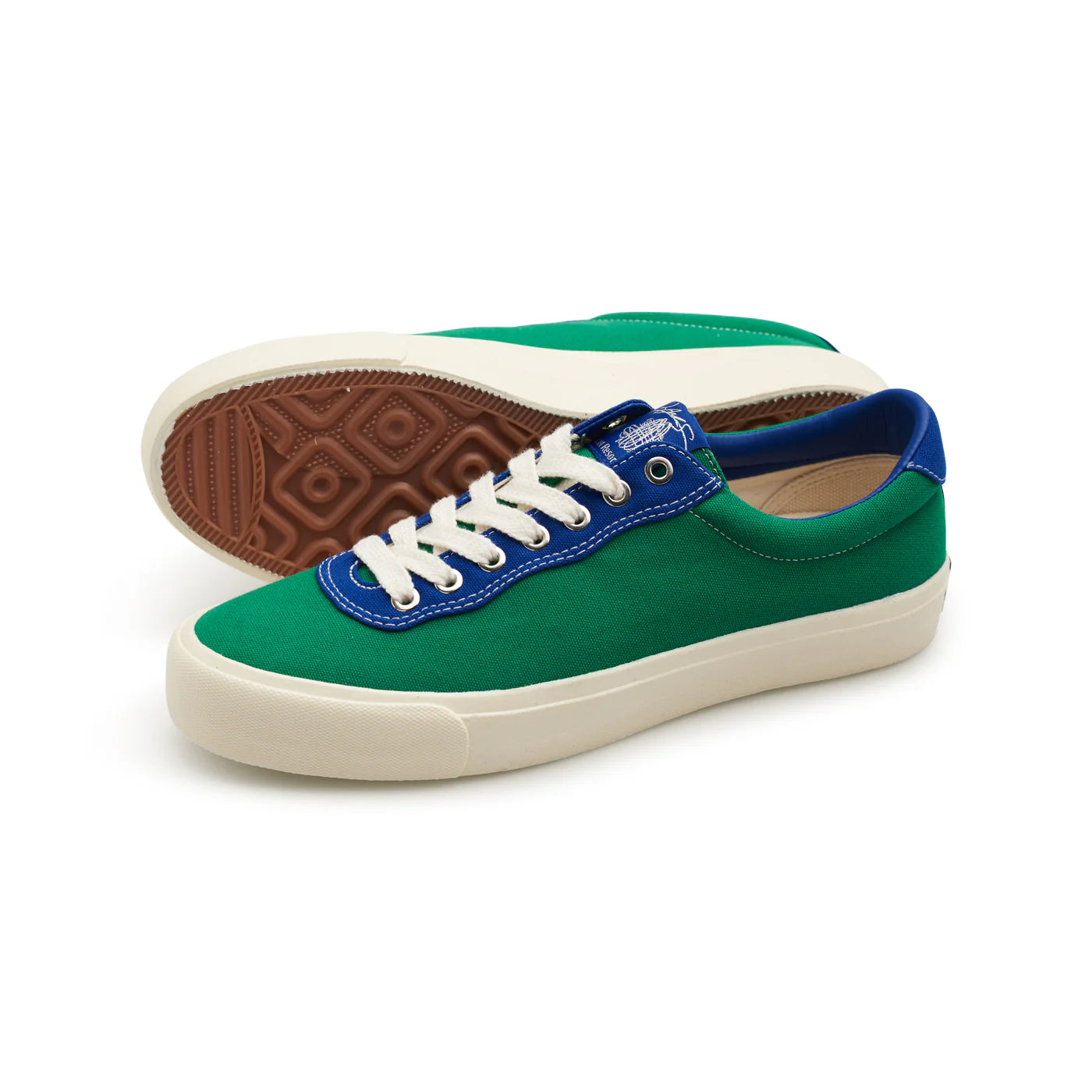 Last Resort x Julian Smith VM001 Lo Canvas - Kelly Green / Klein Blue / White