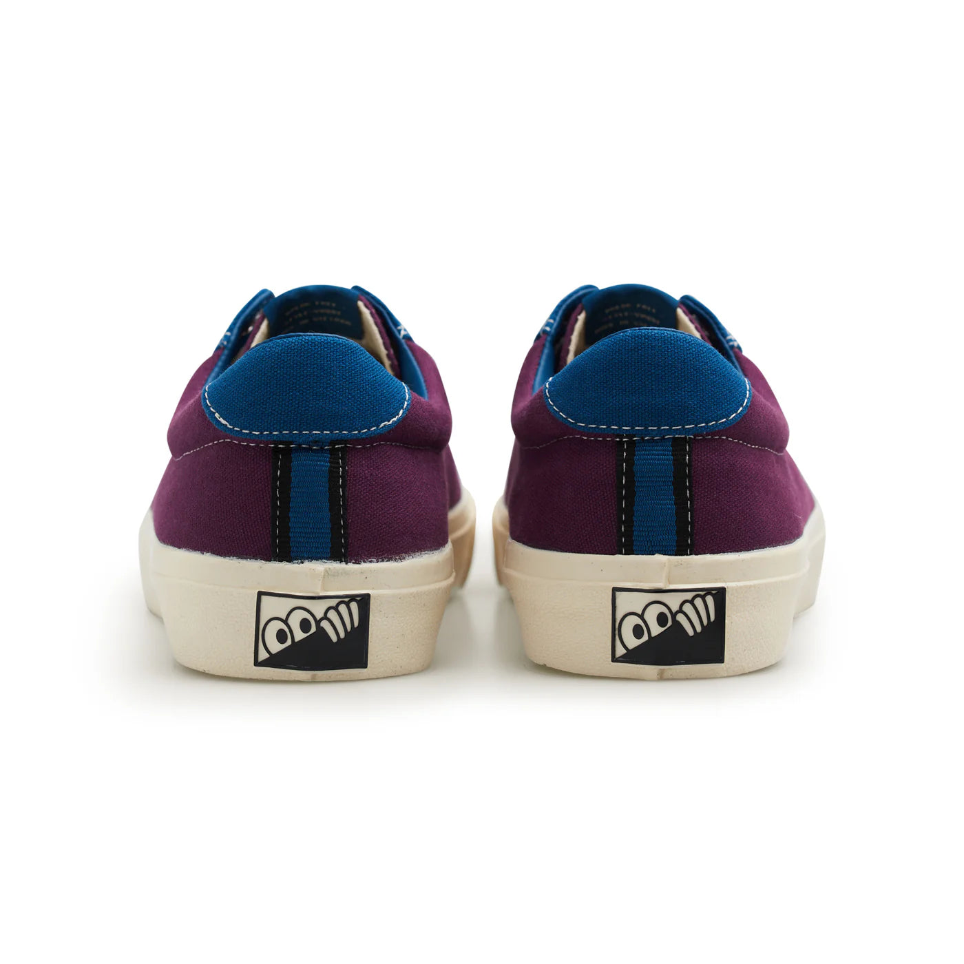 Last Resort x Julian Smith VM001 Lo Canvas - Plum / Dirty Blue / White