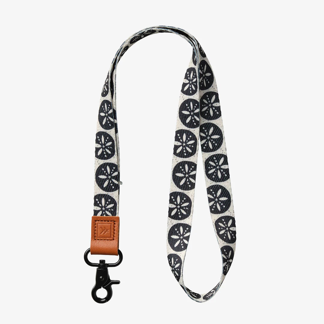 Thread Neck Lanyard - Sand Dollar Black