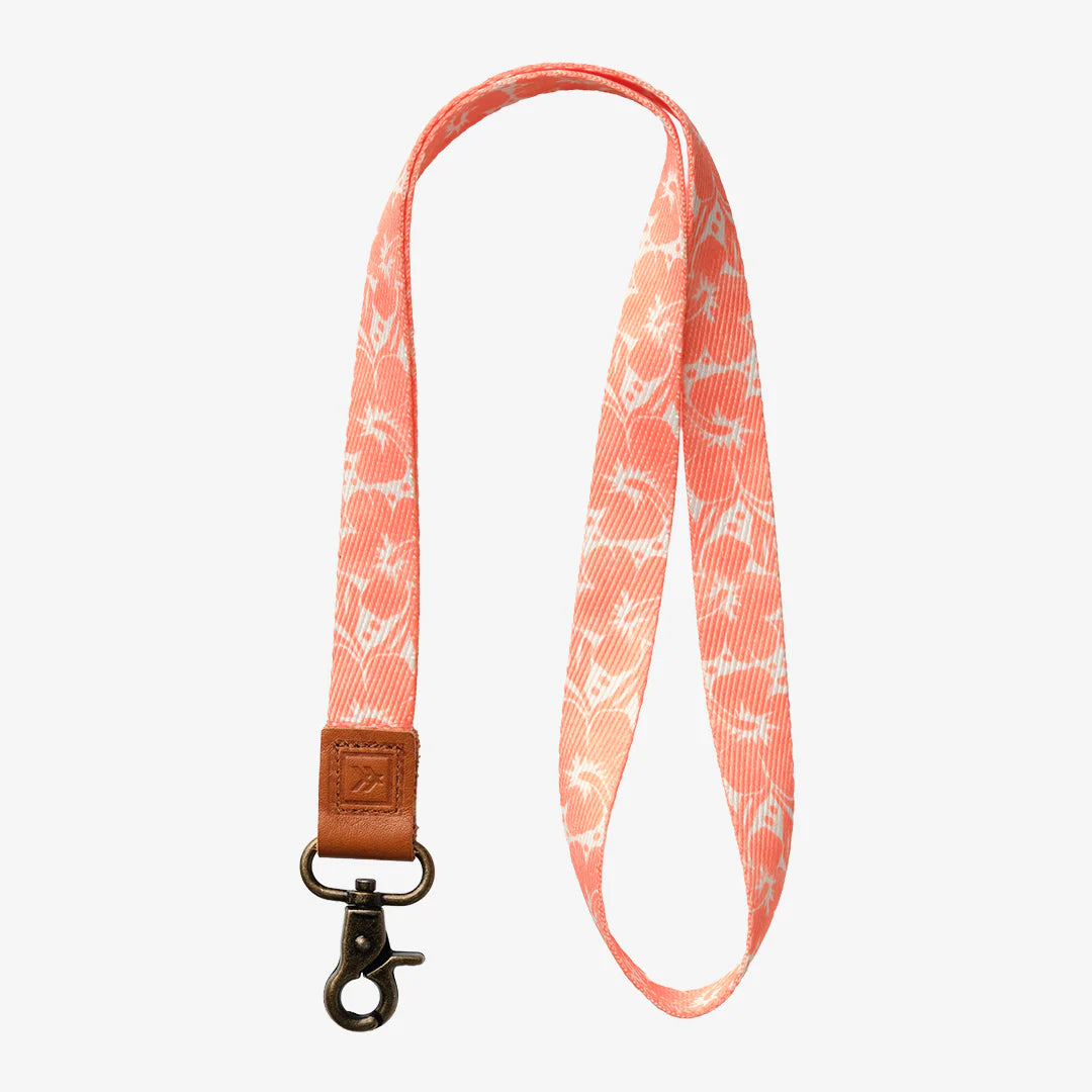 Thread Neck Lanyard - Coral Crush