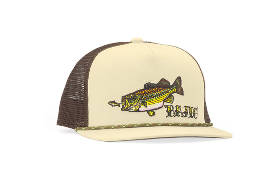 Largemouth Trucker Hat - Tan
