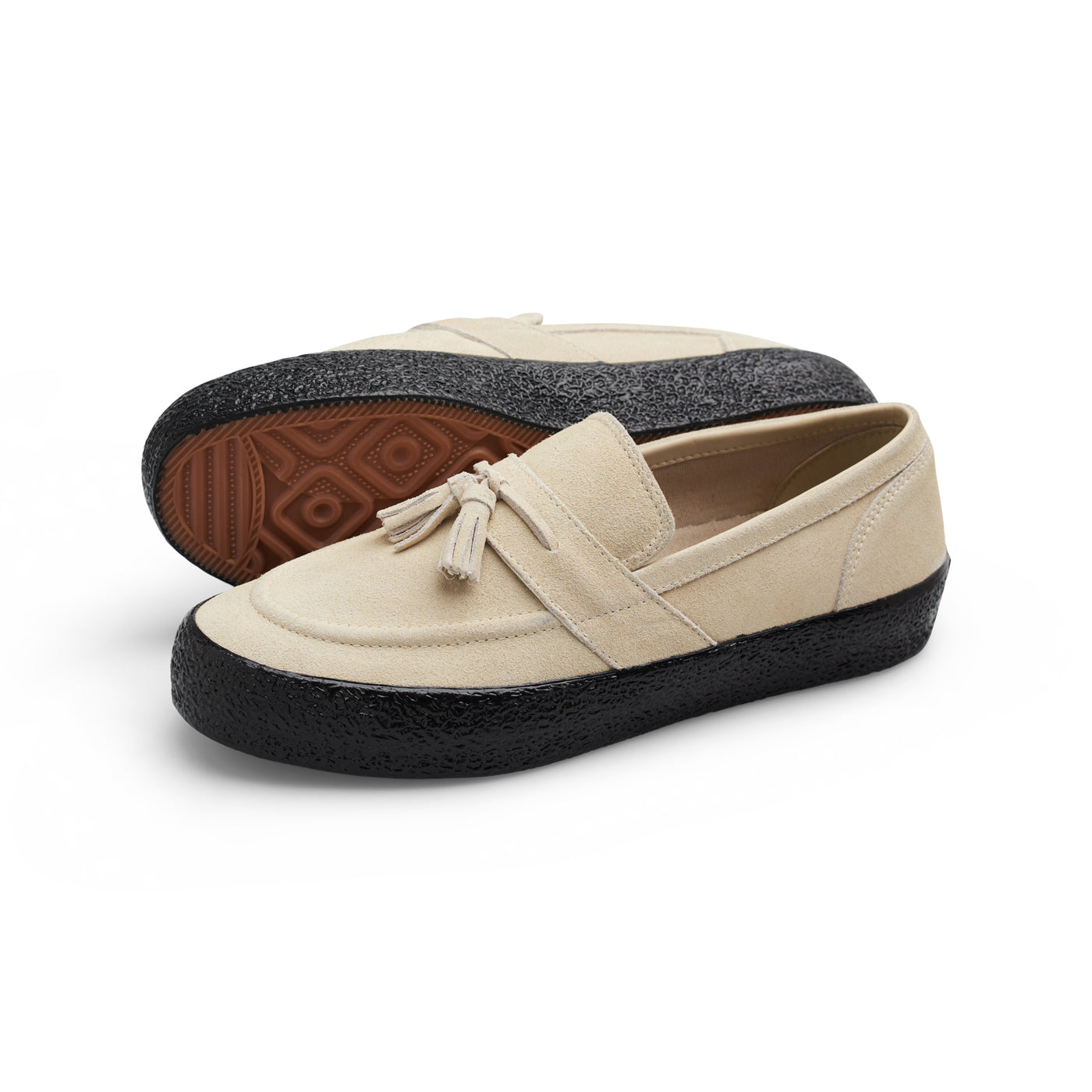 Last Resort VM005 Loafer Suede - Cream / Black