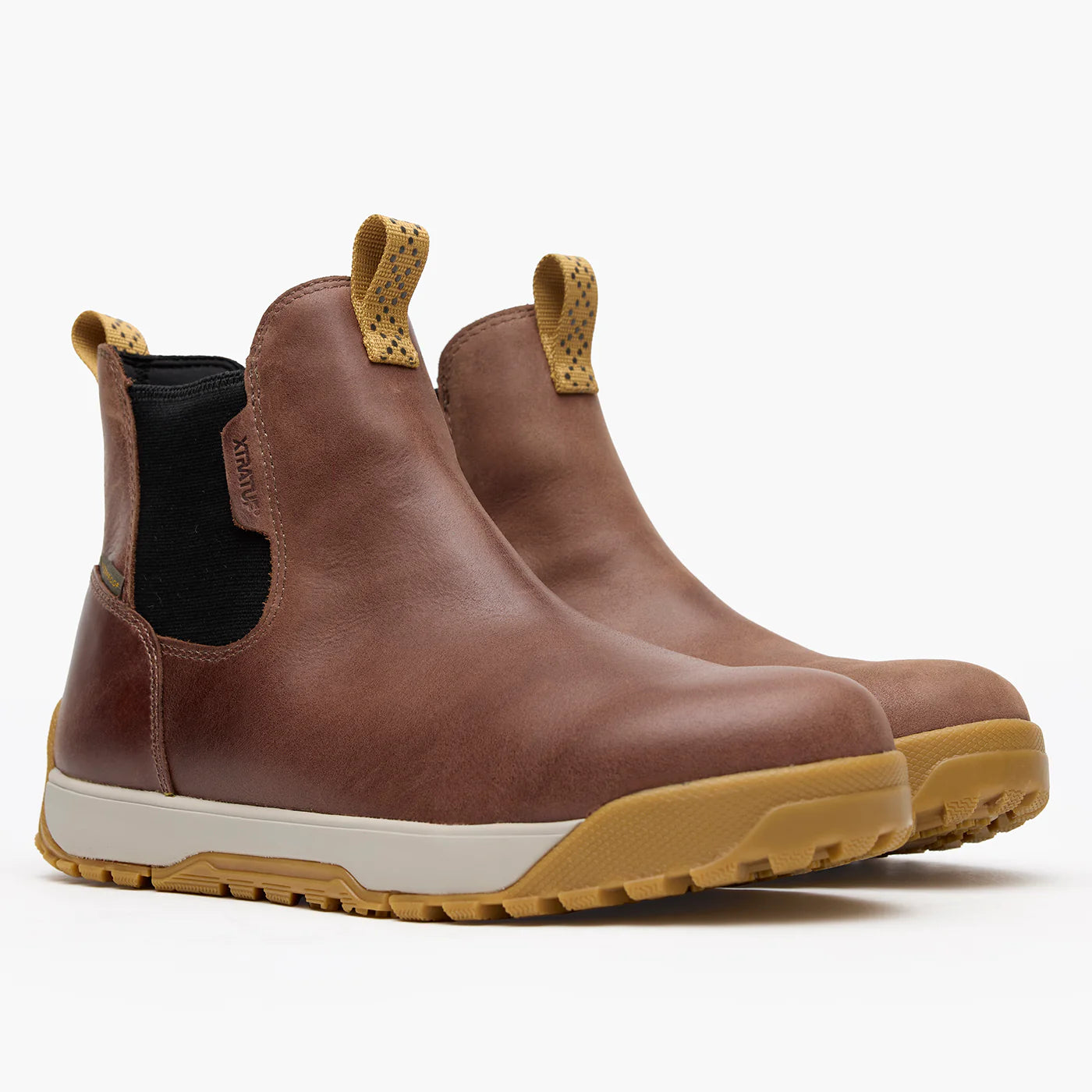 Xtratuf Men’s 6’’ Leather Ankle Deck Boot ADB - Earth Brown