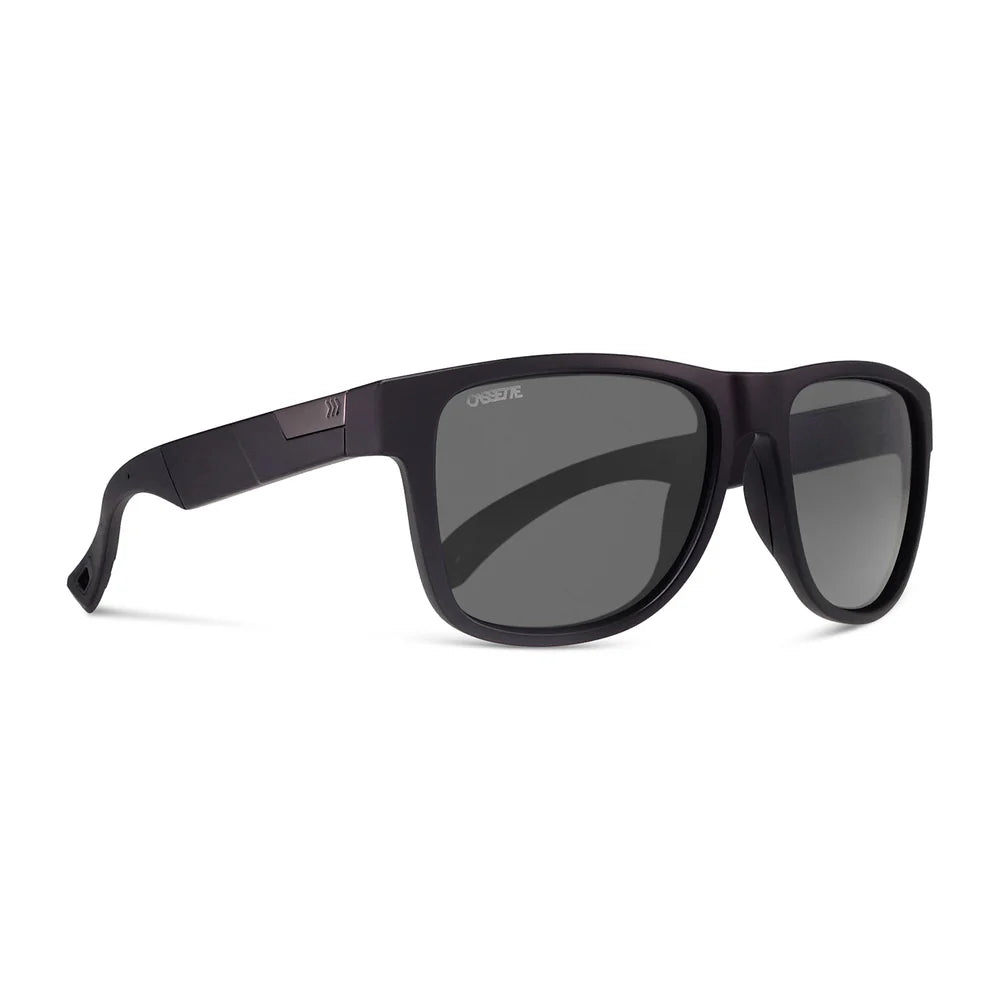 Cassette Optics Legend Pro Sunglasses - Matte Black / Color Boost Polarized Smoke Lens