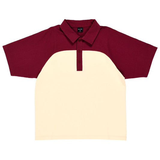 Quasi Leslie Raglan Polo - Maroon