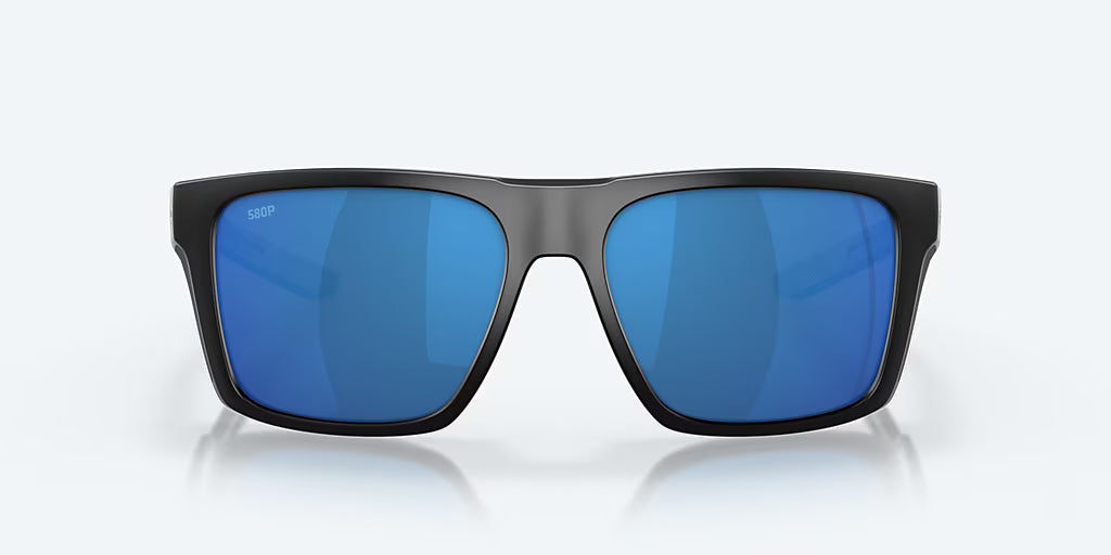 Lido Matte Black w/ Blue Mirror 580P
