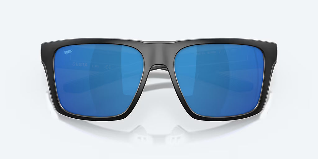 Lido Matte Black w/ Blue Mirror 580P