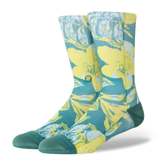 Lihue Crew Sock - Green