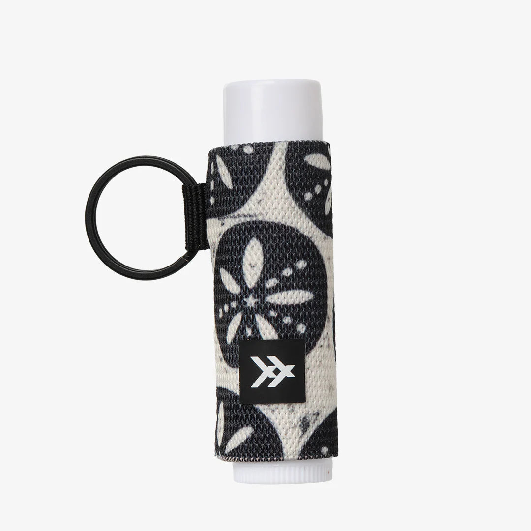Thread Lip Balm Holder - Sand Dollar Black