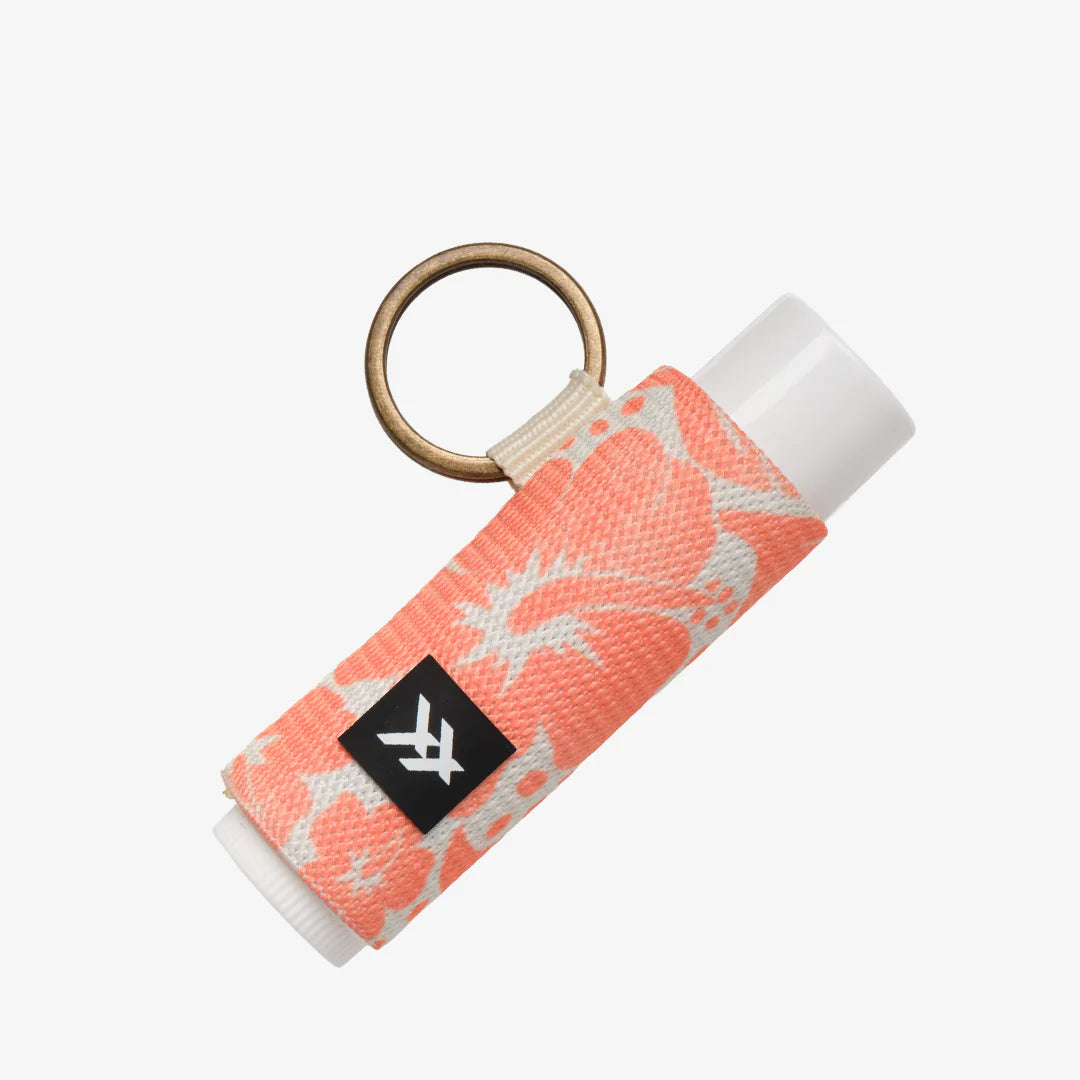 Thread Lip Balm Holder - Coral Crush