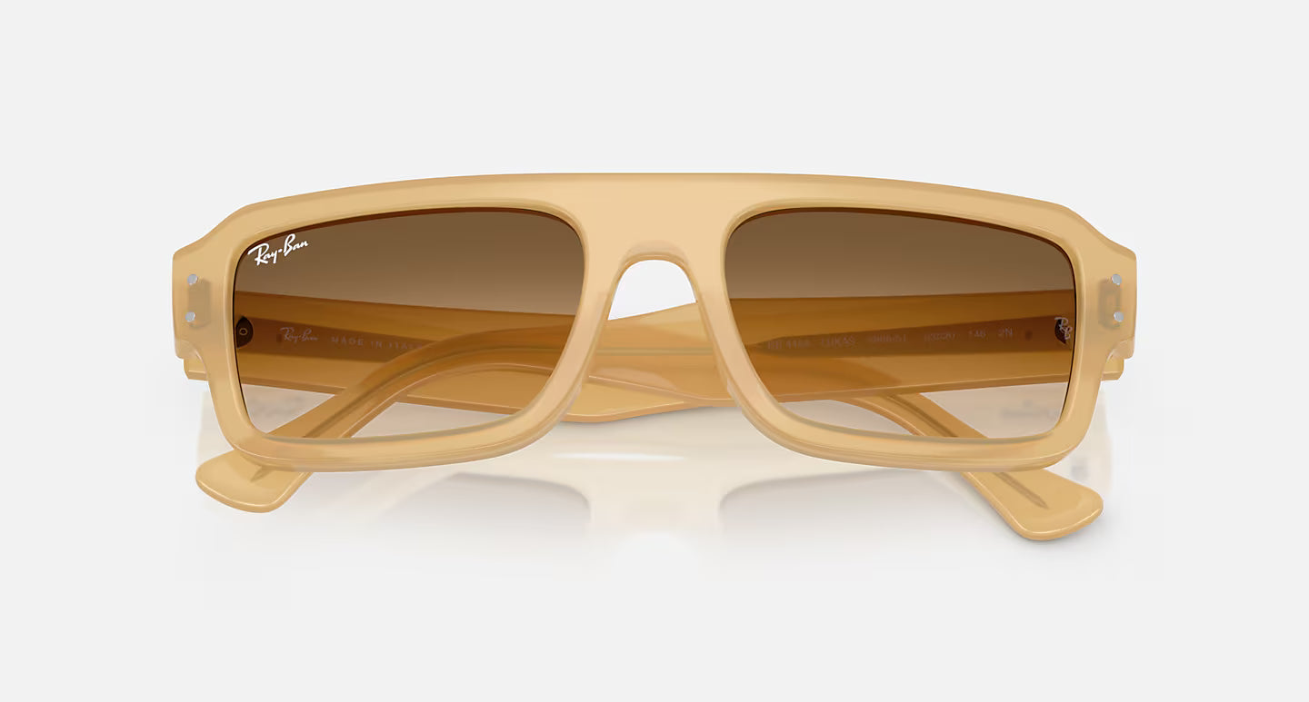 RB4454 Lukas Transparent Beige w/ Clear Gradient Brown