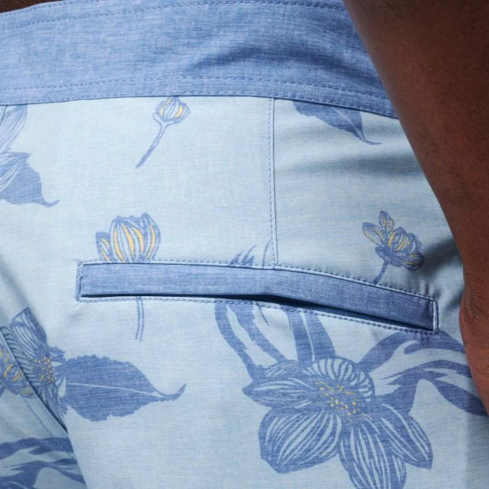 Lull in the Action Boardshort - Heather Dream Blue