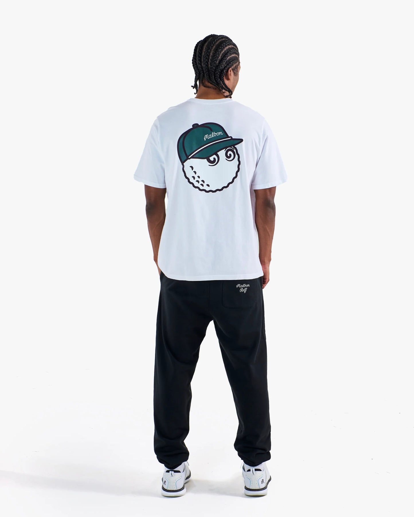 Malbon Baldwin SS Short Sleeve Tee - White