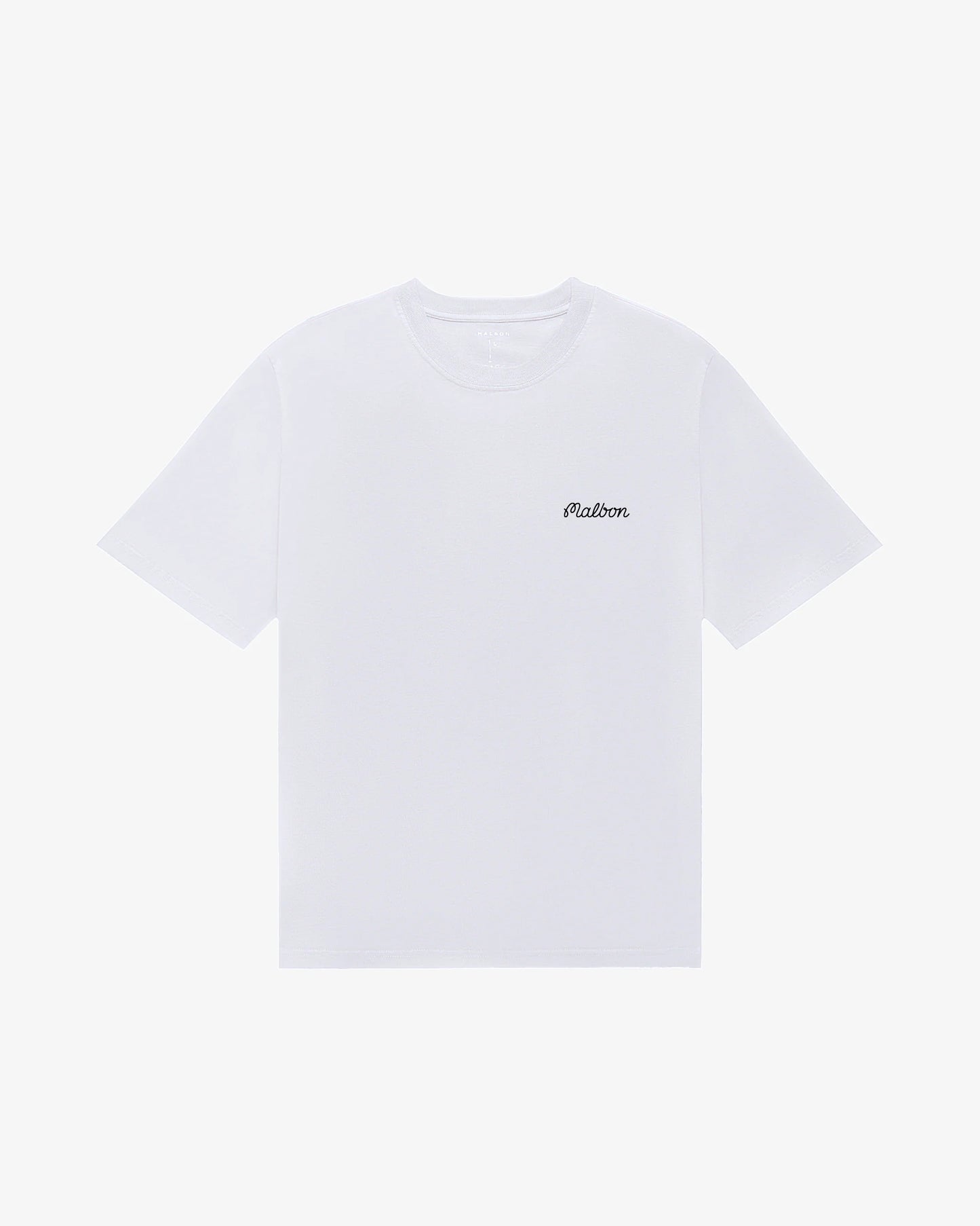 Malbon Baldwin SS Short Sleeve Tee - White