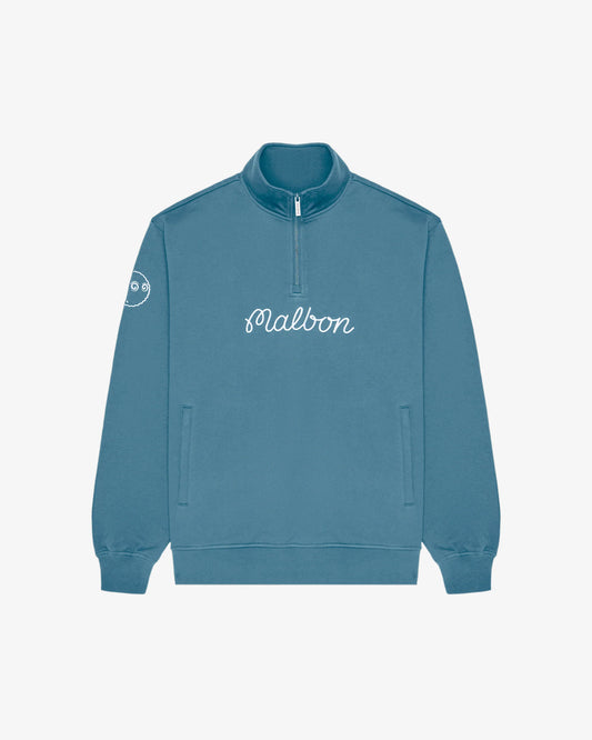 Malbon Collegiate Sweatshirt - Aegean Blue