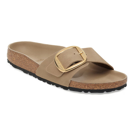 Madrid Big Buckle Oiled Leather - Tobacco Brown