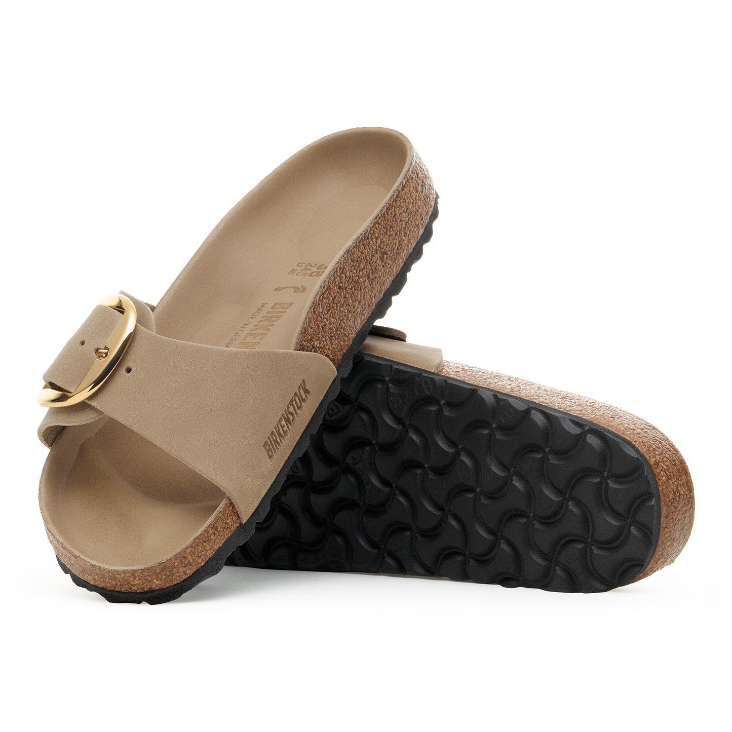 Madrid Big Buckle Oiled Leather - Tobacco Brown