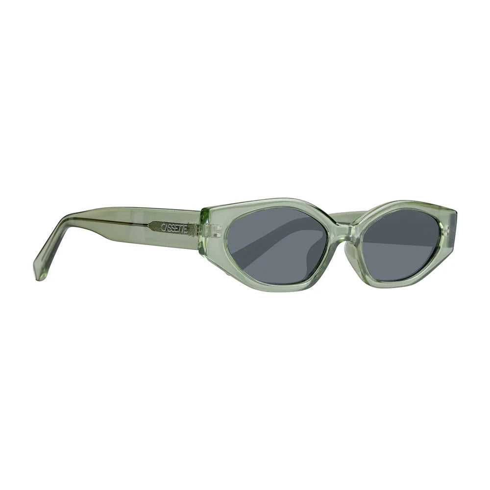 Cassette Optics Maxell Sunglasses - Sage / Polarized Smoke Lens