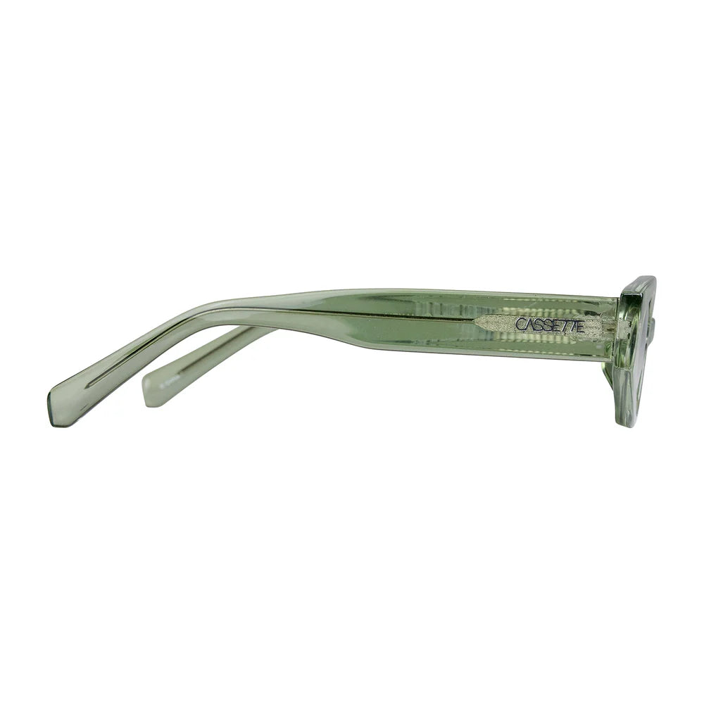 Cassette Optics Maxell Sunglasses - Sage / Polarized Smoke Lens