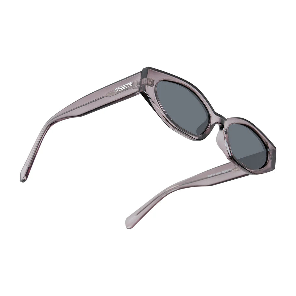 Cassette Optics Maxell Sunglasses - Charcoal / Polarized Smoke Lens