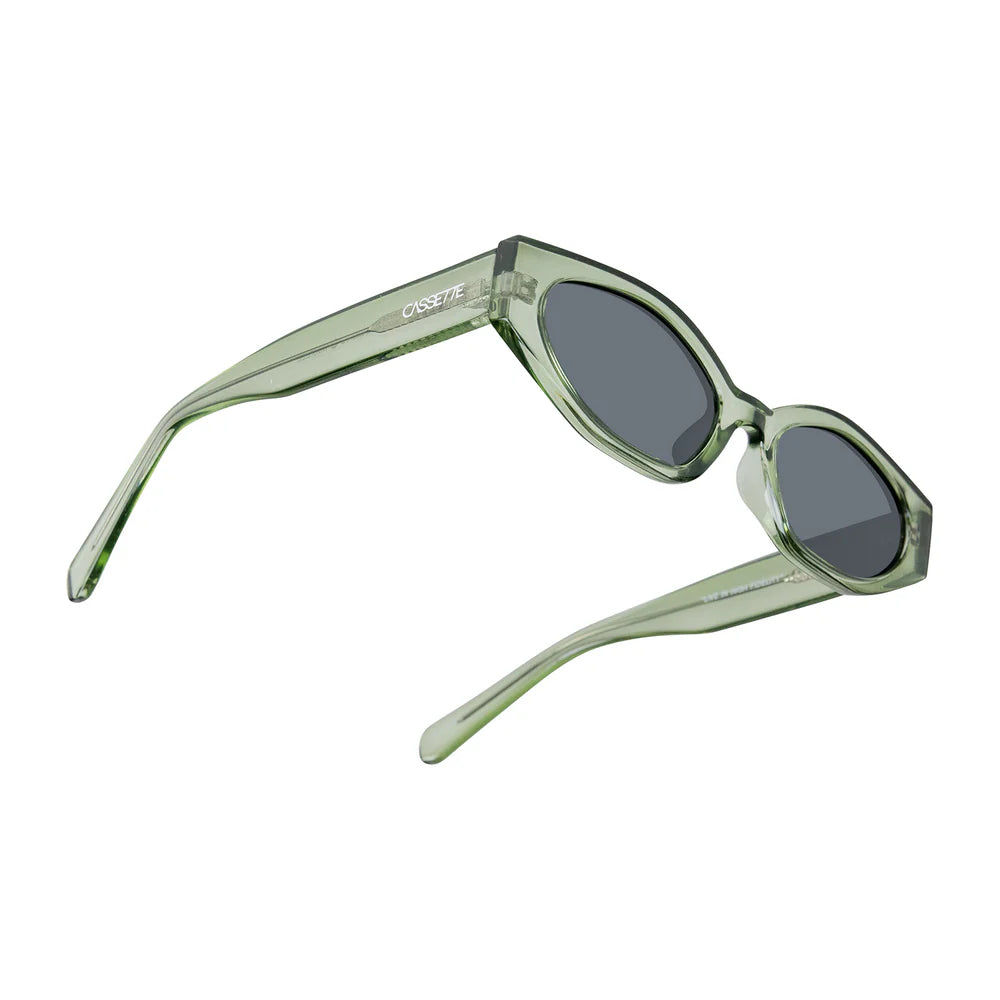 Cassette Optics Maxell Sunglasses - Sage / Polarized Smoke Lens