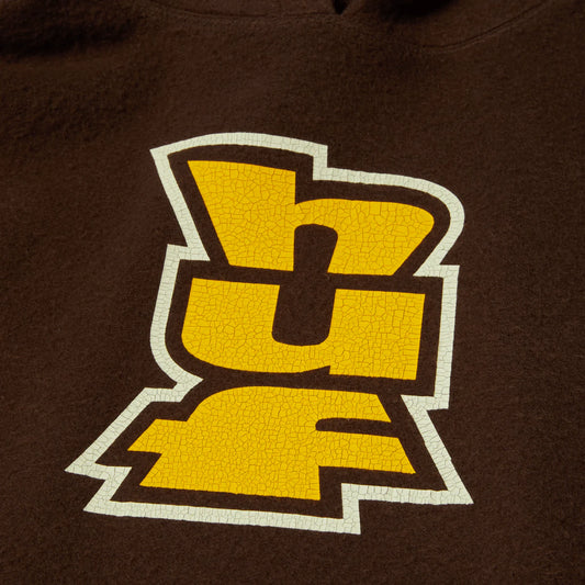 HUF Megablast Reverse Hoodie - Bison