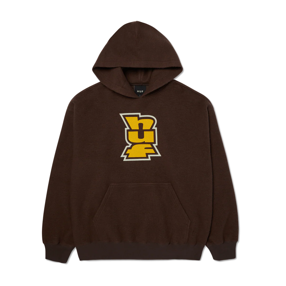 HUF Megablast Reverse Hoodie - Bison