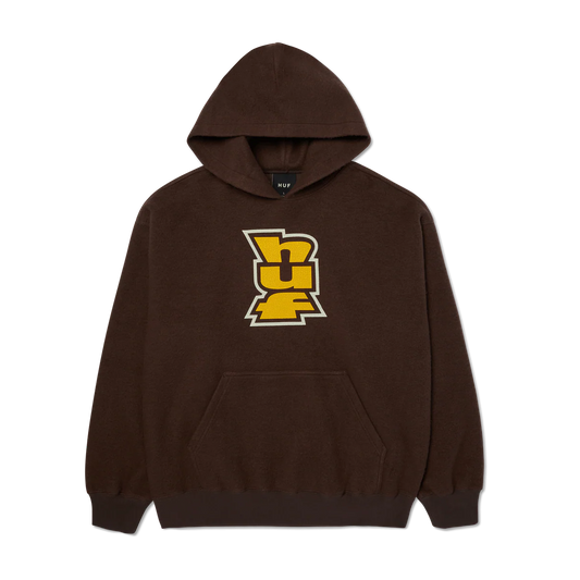HUF Megablast Reverse Hoodie - Bison