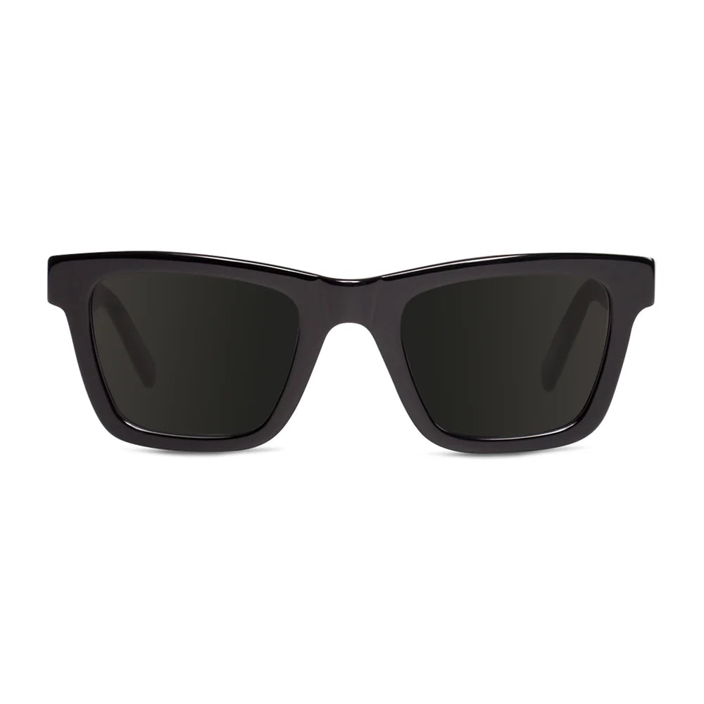 Cassette Optics Mel Sunglasses - Deep Black / Smoke Lens