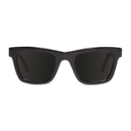 Cassette Optics Mel Sunglasses - Deep Black / Smoke Lens