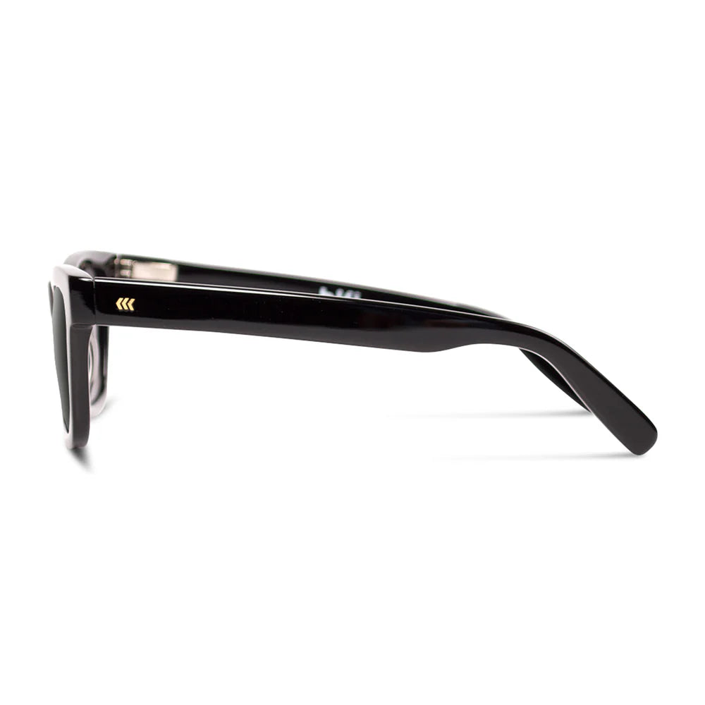 Cassette Optics Mel Sunglasses - Deep Black / Smoke Lens