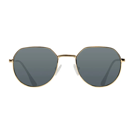 Cassette Optics Melody Sunglasses - Gold / Tortoise / Smoke Lens